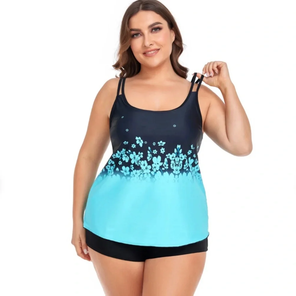 Women’s Long Torso Tankini Swimsuit! - Picture 2 of 10